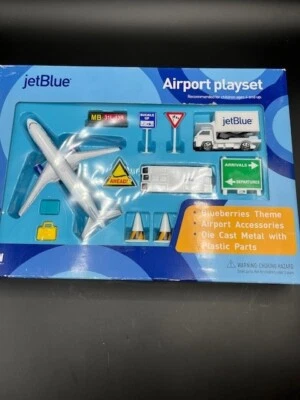Jet Blue Airline Airplane Airport Playset Truck Signs etc Daron Toys Diecast - Image 1 of 4