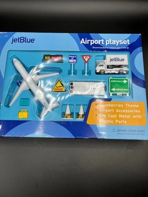 Daron Delta Airlines Sky Team Die Cast Metal Airport Play Set - RT4991