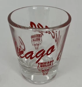 Vintage Chicago Bulls 1990’s Era 1oz Shot Glass - Picture 1 of 3
