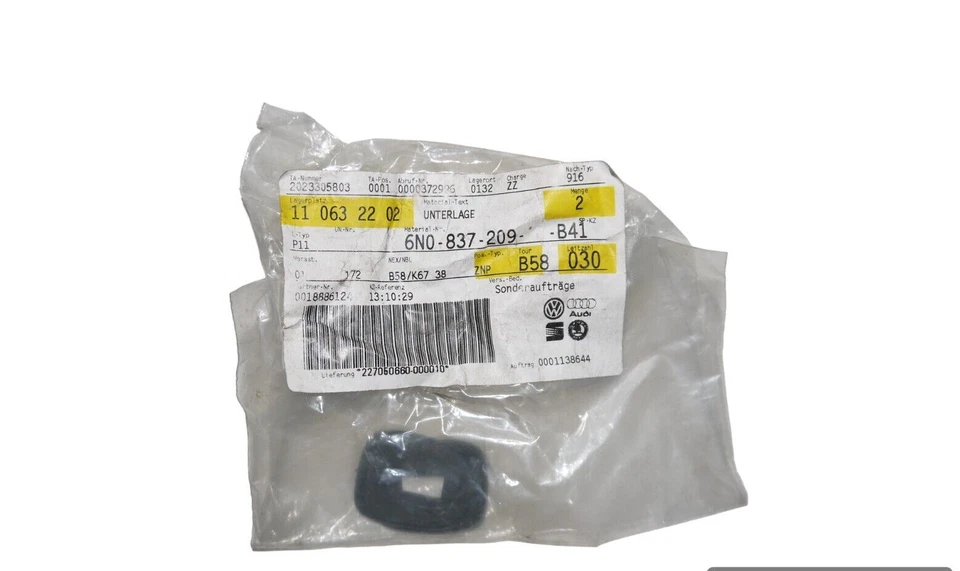 # 522 Base VW SEAT Caddy Derby Polo Original VW 6N0837209 Foto 1 de 1