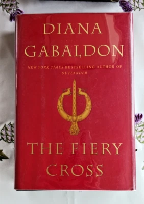 THE FIERY CROSS by Diana Gabaldon SIGNED COPY 1st EDITION & Print HCDJ 2001 L@@k - image 1 of 4