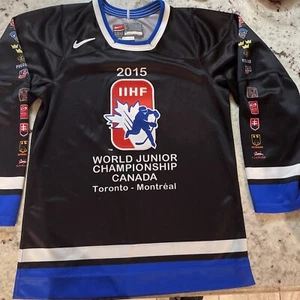 NIKE IIHF 2015 WORLD JUNIOR HOCKEY CHAMPIONSHIP CANADA JERSEY SIZE SMALL - Picture 1 of 6