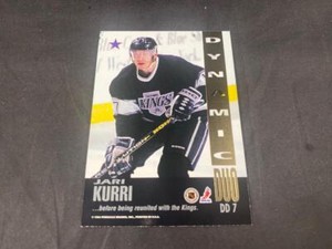 1993-94 SCORE HOCKEY WAYNE GRETZKY JARI KURRI DYNAMIC DUO #DD7
