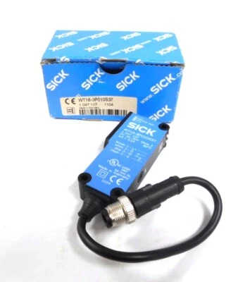 SICK PHOTOELECTRIC PROXIMITY SENSOR, WT18-3P010S37, DC 10...30V, CLASS 2, 60°C - Image 1 of 4