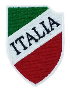 ITALY ITALIA SOCCER CALCIO FOOTBALL USA FLAG PATCH patches backpack IRON ON SEW - Picture 1 of 1