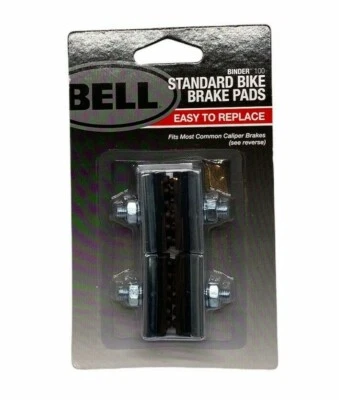 Bell Sports Binder 100 pastillas de freno de goma para bicicleta negras/plateadas selladas NUEVO Foto 1 de 3
