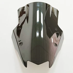 Black For Kawasaki Z1000SX 2020-2024 Double Bubble Windshield Windscreen - Picture 1 of 6
