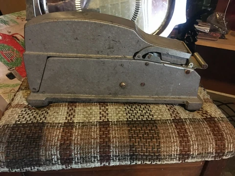 vintage postage stamp / tape  dispenser ??? Cover