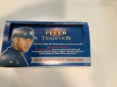 2001 FLEER TRADITION MLB HOBBY BOX (26) Packs ALBERT PUJOLS ROOKIE ⚾️♨️♨️♨️♨️♨️ - Image 1 of 4