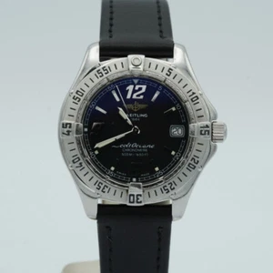 Reloj De Dama Breitling Colt Oceane Quartz A57350 Acero Negro Acero BR097 - Imagen 1 de 9