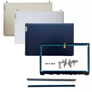 New Lenovo IdeaPad 1 15ADA7 15AMN7 LCD Back Cover/Hinges/Bezel/Silver/Blue/Gold - Afbeelding 1 van 30