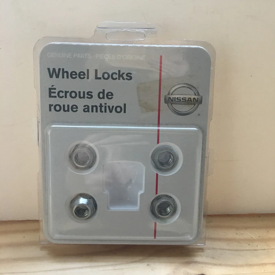 正品日产 Wheel Locks écrous de rooue antivol 999W2-VR000 2003-05 Murano 18” — 第 1/4 张图片