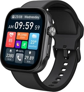 Overstock Smart Watch for Men Women with Bluetooth Call, Built-in Alexa - Photo 1 sur 5