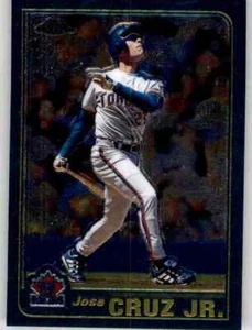 Tarjeta base 2001 Topps cromada José Cruz Jr MLB PWE Blue Jays #55 - Imagen 1 de 2