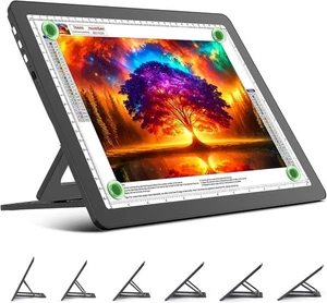 Tablero de Luz A4 Recargable con Soporte, Almohadilla de Luz Magnética Súper Brillante - Imagen 1 de 9