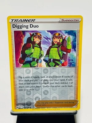DIGGING DUO 2023 Pokemon Crown Zenith REVERSE HOLO Uncommon POKÉMON 126/159 - Image 1 of 2