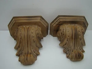 Corbels Shelf Pair by Decorative Crafts Hand Crafted in Italy - Picture 1 of 8
