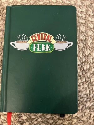FRIENDS Central Perk Daily Planner Journal Notebook Green Hardcover Unused 6” - Image 1 of 4