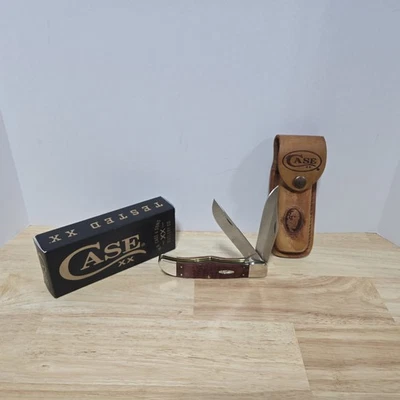 2024 Case XX  6265 SS Folding Hunter W/Sheath Rosewood Handles W/Sheath 00189 - Image 1 of 4