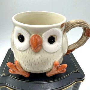 VTG 1978 Fitz And Floyd Japan Owl Ceramic Coffee/Tea Mug Balboa Island, CA - Picture 1 of 7
