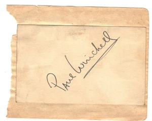 PAUL WINCHILL AMERICAN VENTRILQUIST AND COMEDIAN AUTOGRAPH - Picture 1 of 1