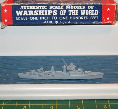 CAIXA ORG COMET AUTHENTICAST WWII EUA USS Livermore class dd destruyer 1:1200 - Imagem 1 de 4