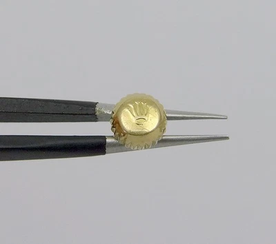 Original Rolex B24-531 3 oro amarillo 5,3 mm cuerda corona para movimiento de reloj Foto 1 de 3