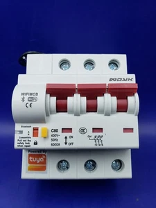 Tuya Smart Life 1 2 3 4 Phase Din Rail WIFI Circuit Breaker Switch,MCB Recloser - Picture 1 of 7