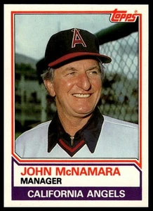 1983 Topps Traded #70T John McNamara - Picture 1 of 2