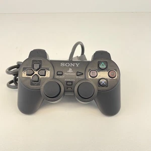 Sony Dualschock Ps1 Playstation 1 Controller Schwarz SCPH-1200 - Bild 1 von 6
