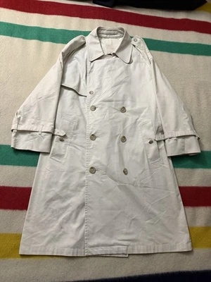 Gabardina para mujer vintage años 80 90 Burberrys Burberry Prorsum 36 blanco crema Foto 1 de 4