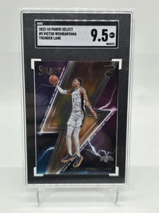 2023-24 Panini Select - Thunder Lane #5 Insert Victor Wembanyama (RC) SGC 9.5 - Picture 1 of 2