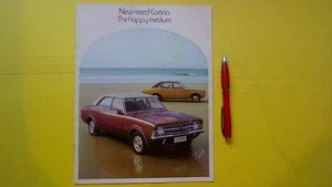 1971 FORD TC CORTINA Sales Brochure / Model release booklet - Bild 1 von 8