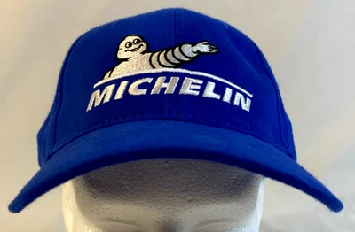 Michelin Hat Blue Embroidered Logo “We Salute Our Veterans” Adjustable Cap - Image 1 of 4