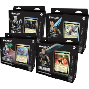 FINAL FANTASY Sealed Commander Deck Display (Set of All 4 Decks) Magic MTG - Picture 1 of 1