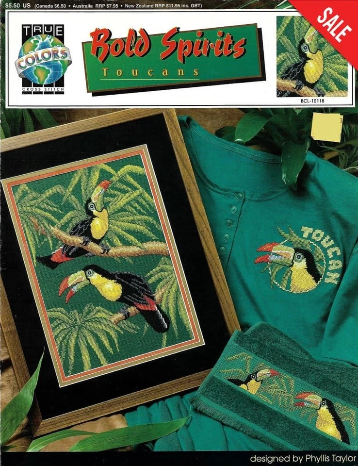 Bold Spirits Toucans by True Colors cross stitch pattern - Image 1 of 1