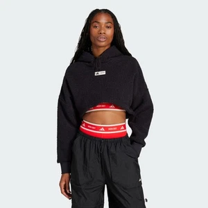 adidas women CROPPED HOODIE - Picture 1 of 6