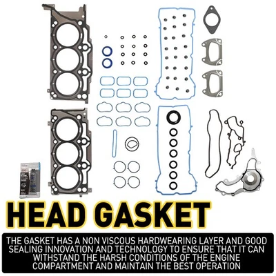 Juego de juntas de culata para 11-16 Ram Chrysler Dodge Avenger Jeep 3,6 L DOHC VIN G Foto 1 de 4