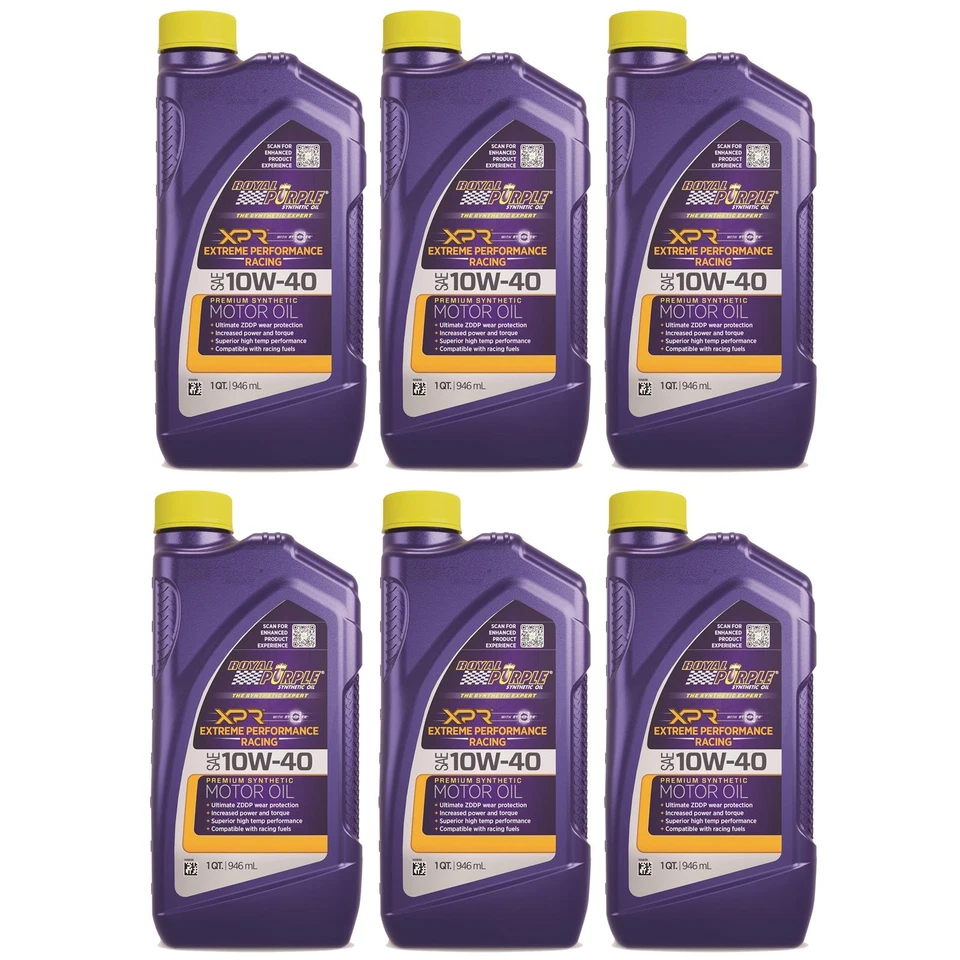Royal Purple XPR 10W40 Racing Oil, 6 Quarts - Изображение 1 из 4
