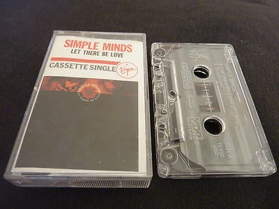 SIMPLE MINDS LET THERE BE LOVE ULTRA RARE AUSSIE CASSETTE SINGLE!  - Image 1 of 2