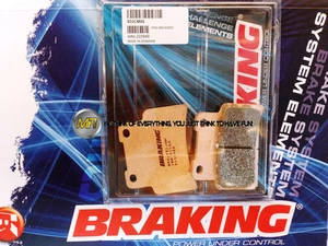 PER APRILIA RS 125 2006 06 PASTIGLIE ANTERIORE SINTERIZZATE FRENO BRAKING CM55 S - Imagen 1 de 1