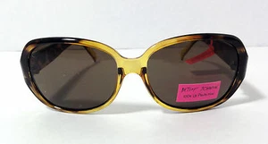 BETSY JOHNSON Sunglasses BJ6011P Tortoise Frame Brown Lens Fashion Eyewear - Picture 1 of 6