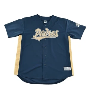 San Diego Padres Dynasty Series Embroidered Patched XL Jersey MLB Baseball - Picture 1 of 8