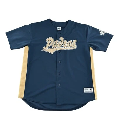 San Diego Padres Dynasty Series Embroidered Patched XL Jersey MLB Baseball - Image 1 of 4
