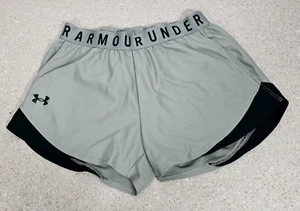 Under Armour XS Heat Gear Sport Loose Fit Running Shorts - Gray/Black Pockets - Picture 1 of 15