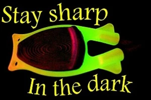 New patent Block Sharpener-Outdoorsmen Hunting knife sharpener-Glows in dark-24 - Picture 1 of 21