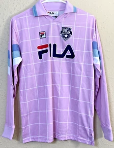 FILA Womens Long Sleeve Pink Casual Shirt Team Jersey Style Retail $88, Size XS - Picture 1 of 8