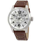 Invicta I Force Multi-Function Silver Dial Brown Leather Men's Watch 0765