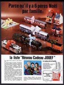 1977 Jouef toy train car 6 models color photo French Christmas vintage print ad - Picture 1 of 1