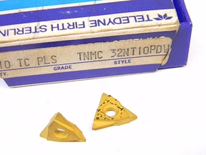 NEW SURPLUS 5PCS. TELEDYNE TNMC 32NT10PDW GRADE: TC+ CARBIDE INSERT - Picture 1 of 1